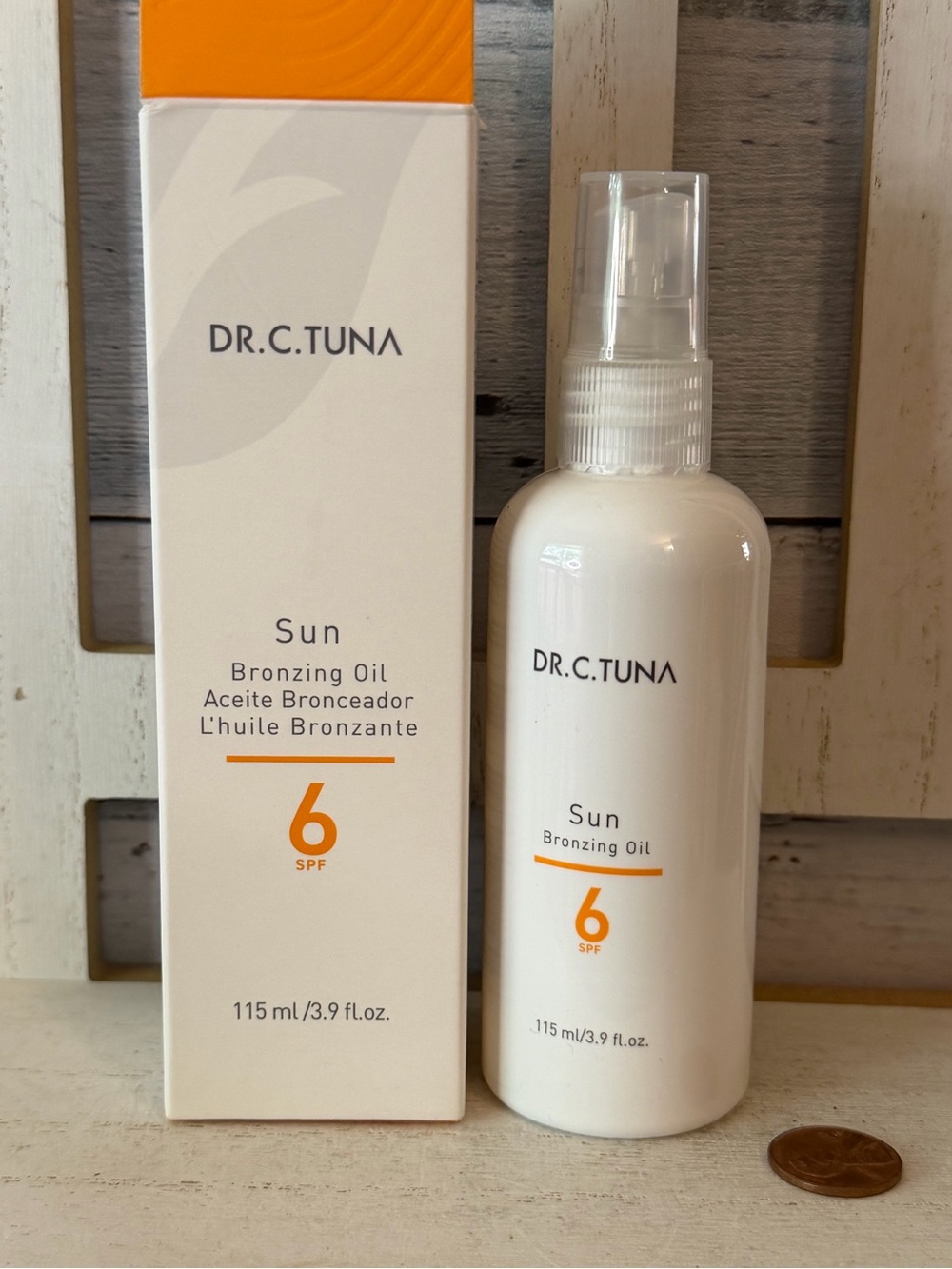 Farmasi Dr C Tuna Bronzing Sun Oil 6 SPF Spray 115 ml/ 3.9oz New In Box